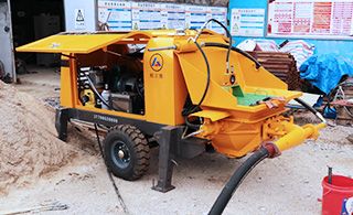 湿式远距离喷浆机-远程喷射均匀节省人力成本[益达娱乐]