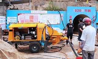 矿用防爆混凝土湿喷机-整机防爆井下施工更放心[益达娱乐]