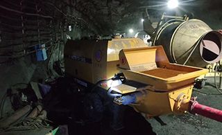 煤矿用混凝土输送泵-常规款、车载式、履带式齐全，适应井下复杂地形[泵泵达]